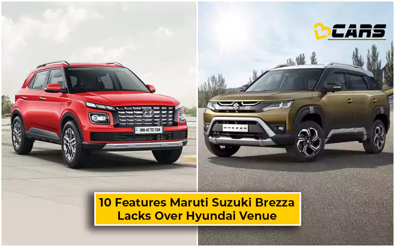 Features Missing In Maruti Suzuki Brezza Over Hyundai Venue